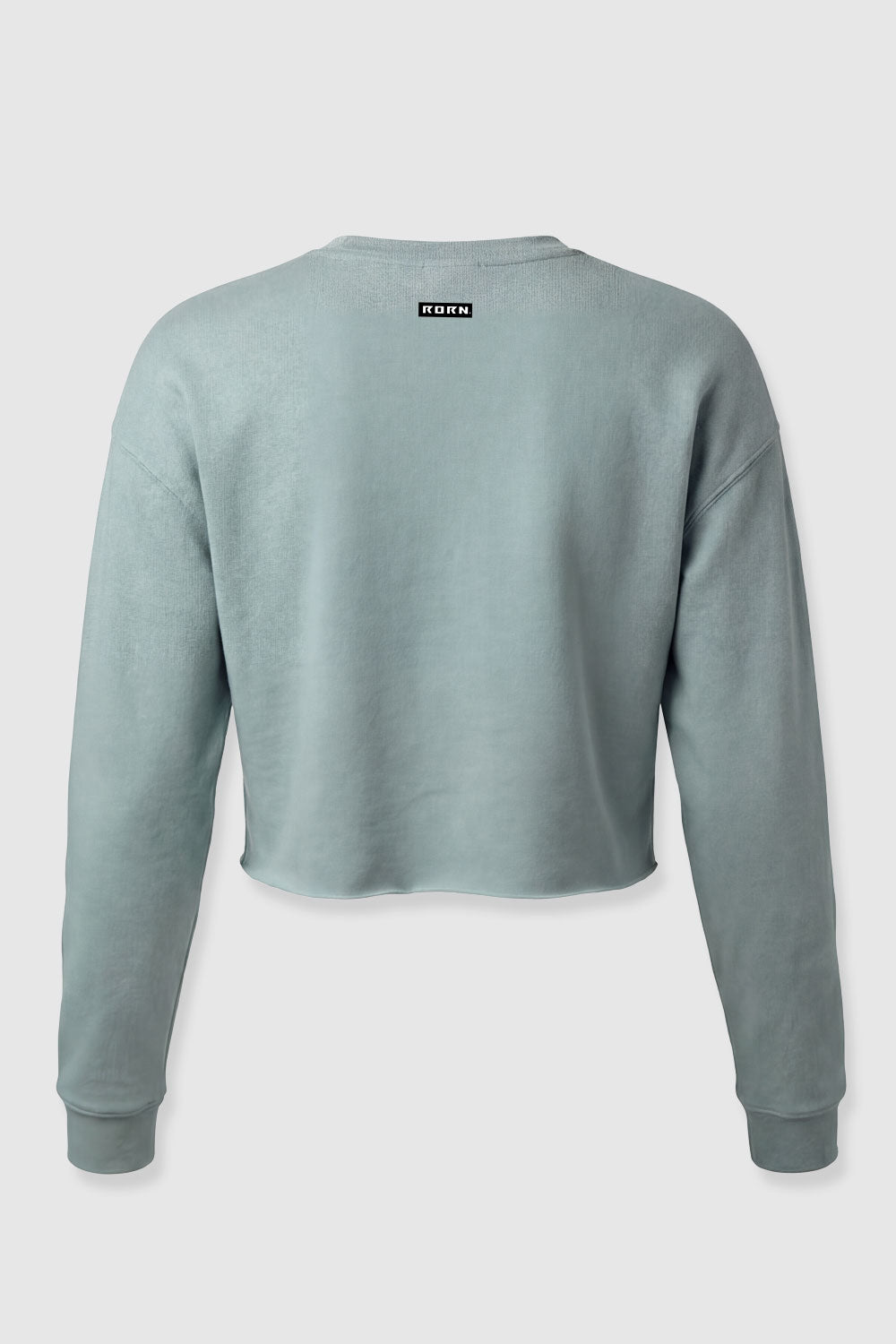 CROPPED CREW - MINT SILVER