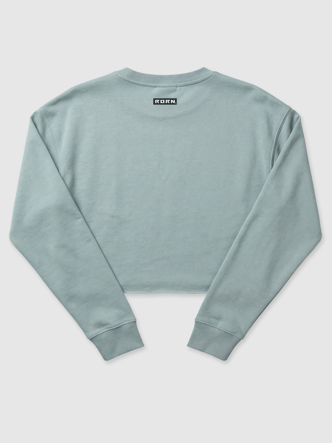 AirFleece™ Crop Crew - Mint Silver