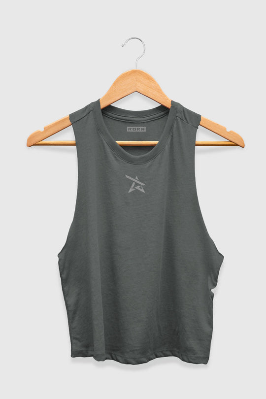 Deep Gray Racerback Tank