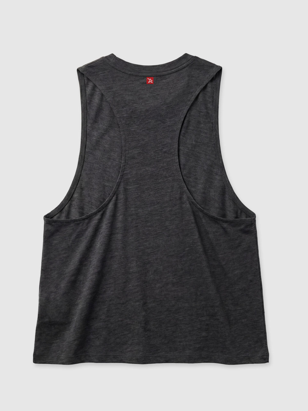 Dark Grey Racerback Crop Tank