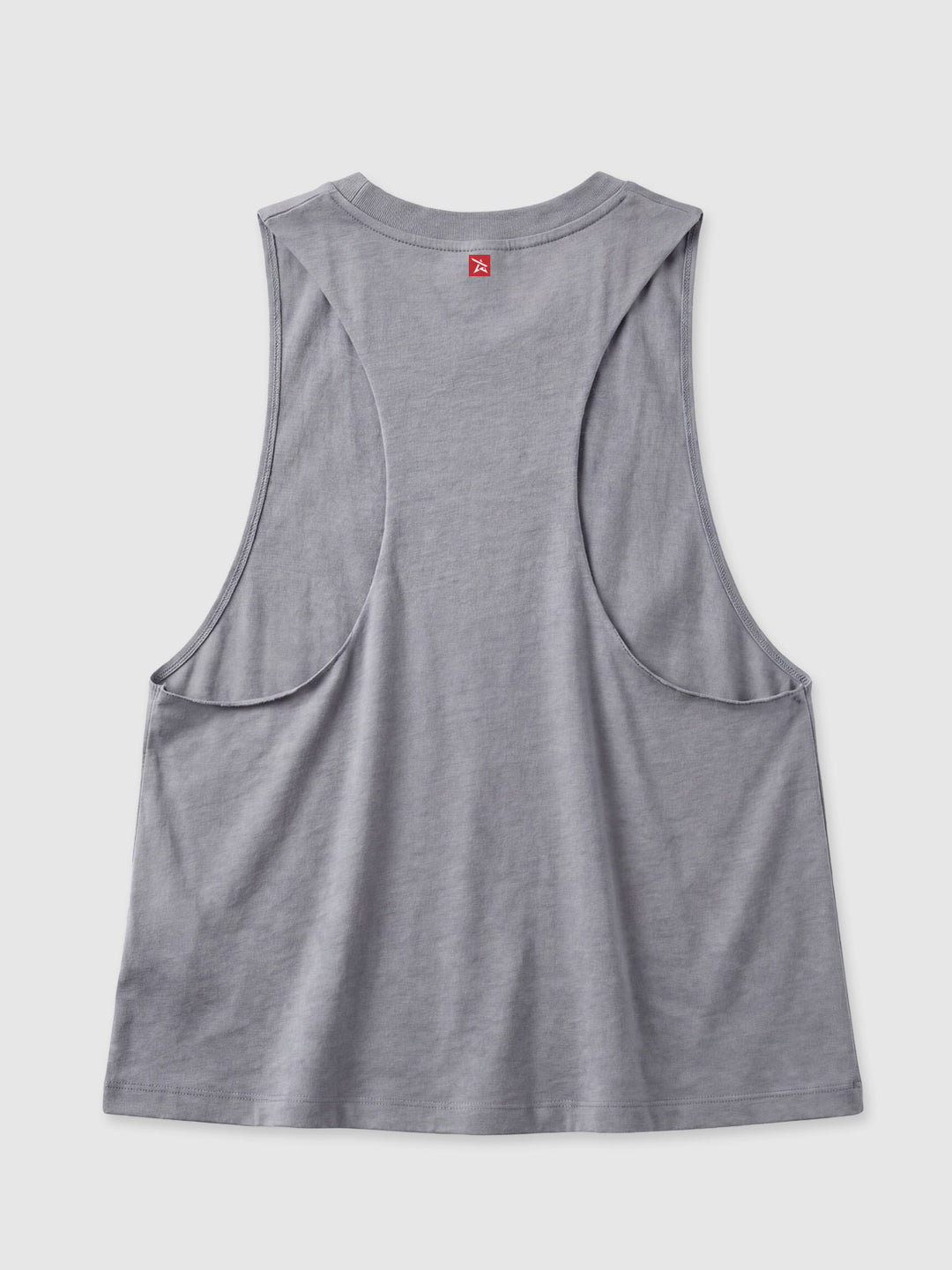Heather Grey Racerback Crop Tank